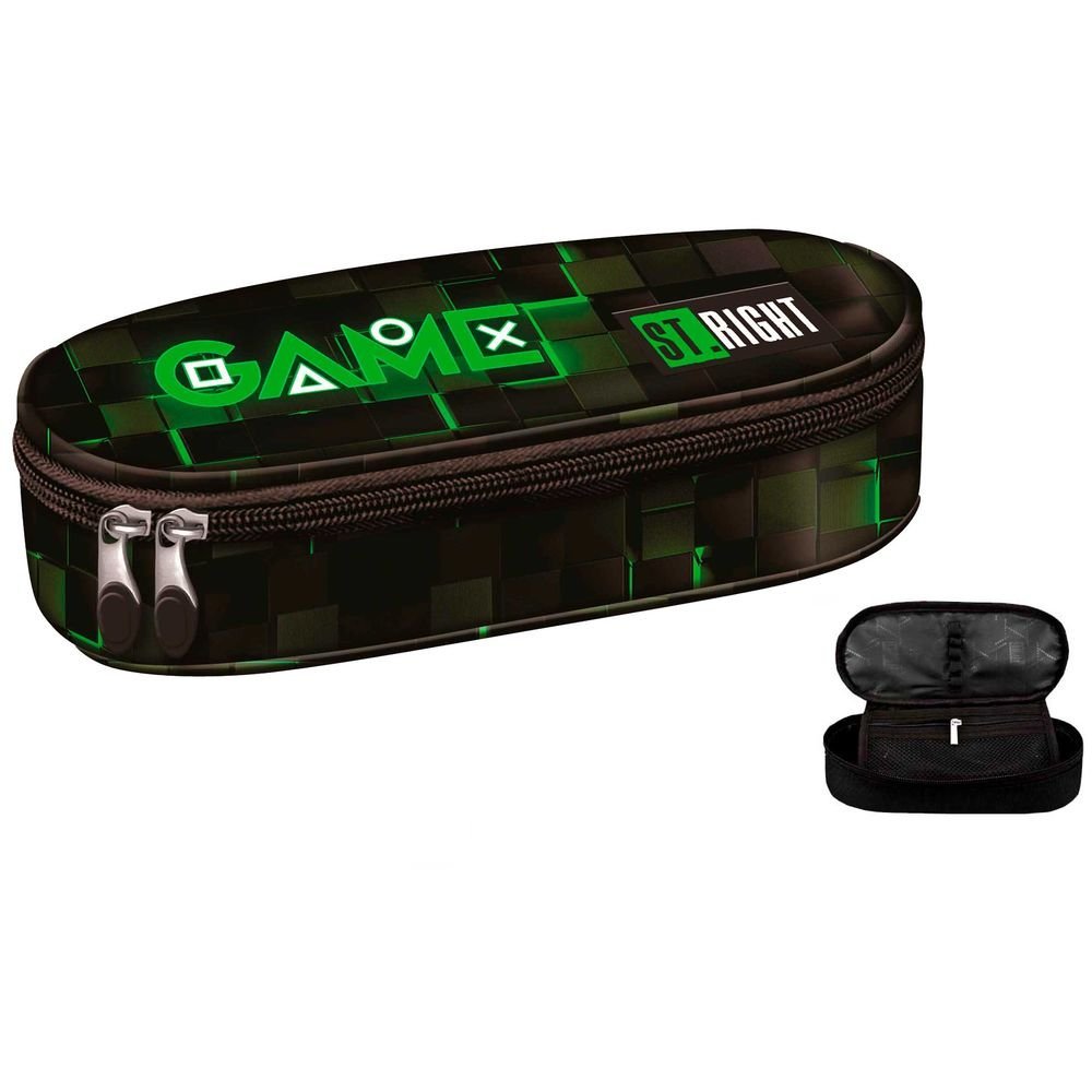 PORTATODO OVALADO GREEN GAME 23X9,5X6 CM | MAJEWSKI