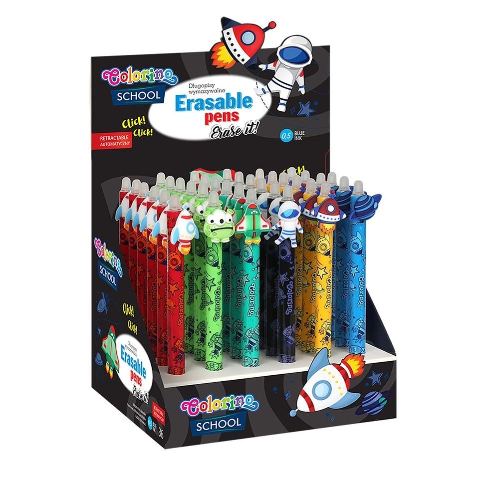 Expositor 36 Bolígrafos Tinta Borrables Cosmic Coolpack Imagen principal del producto