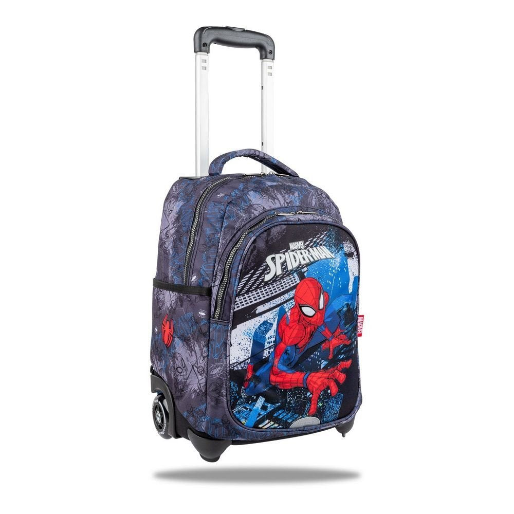 Mochila escolar con carro Jack Spiderman marca Coolpack Imagen principal del producto