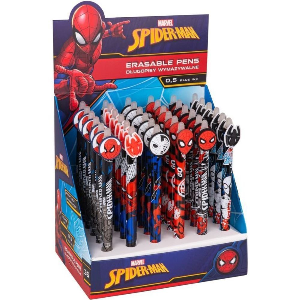 Expositor 36 Bolígrafos Borrables Spiderman COOLPACK Imagen principal del producto