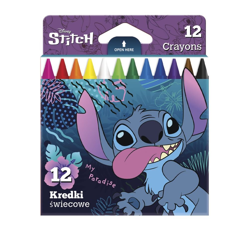 C/12 Ceras de Colores Stitch
