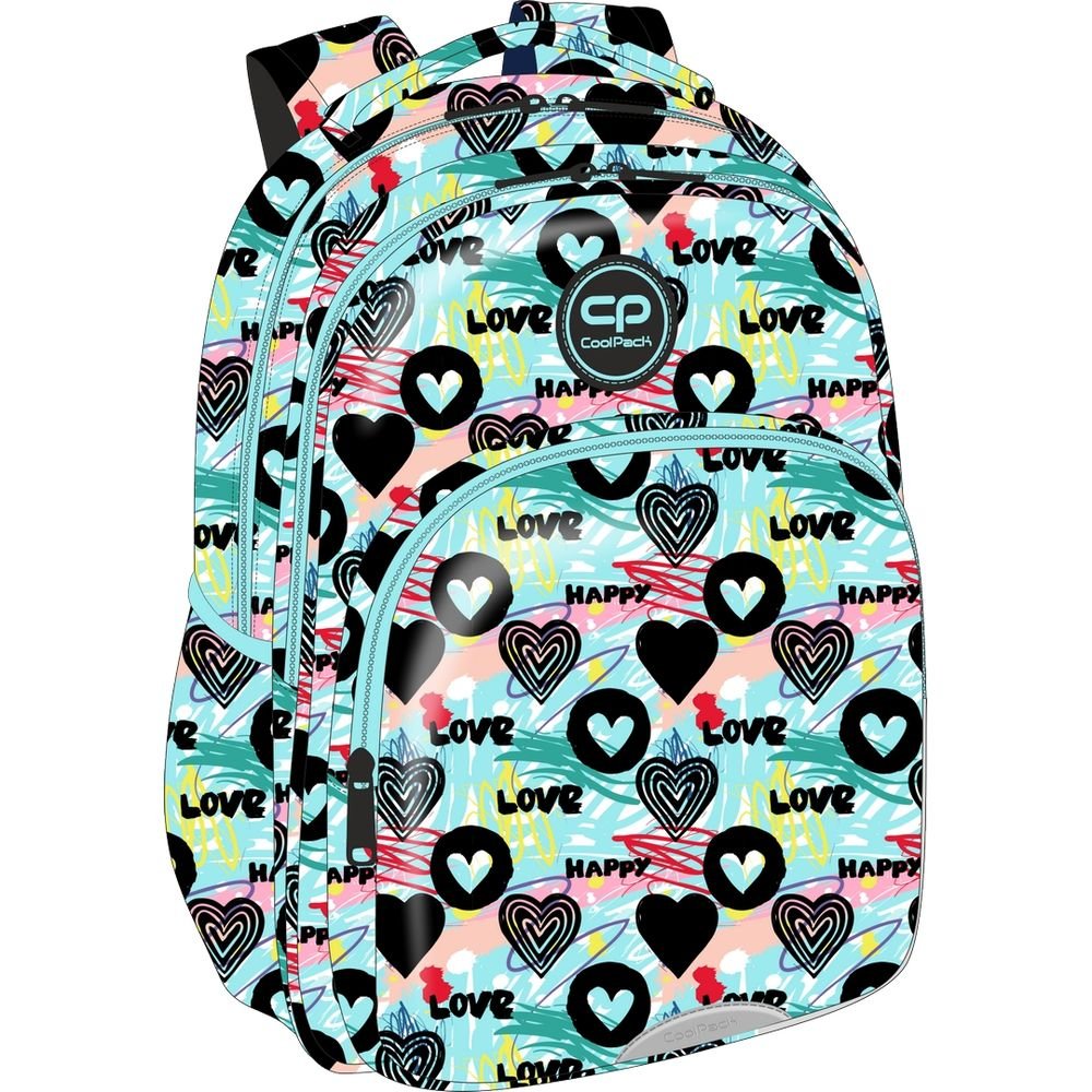 MOCHILA ESCOLAR DOBLE BIBAK IN LOVE | COOLPACK Imagen principal del producto