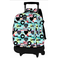 MOCHILA ESCOLAR + CARRO COMPACT BUZZER IN LOVE | COOLPACK
