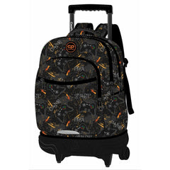 MOCHILA ESCOLAR + CARRO COMPACT BUZZER GAME PAD | COOLPACK