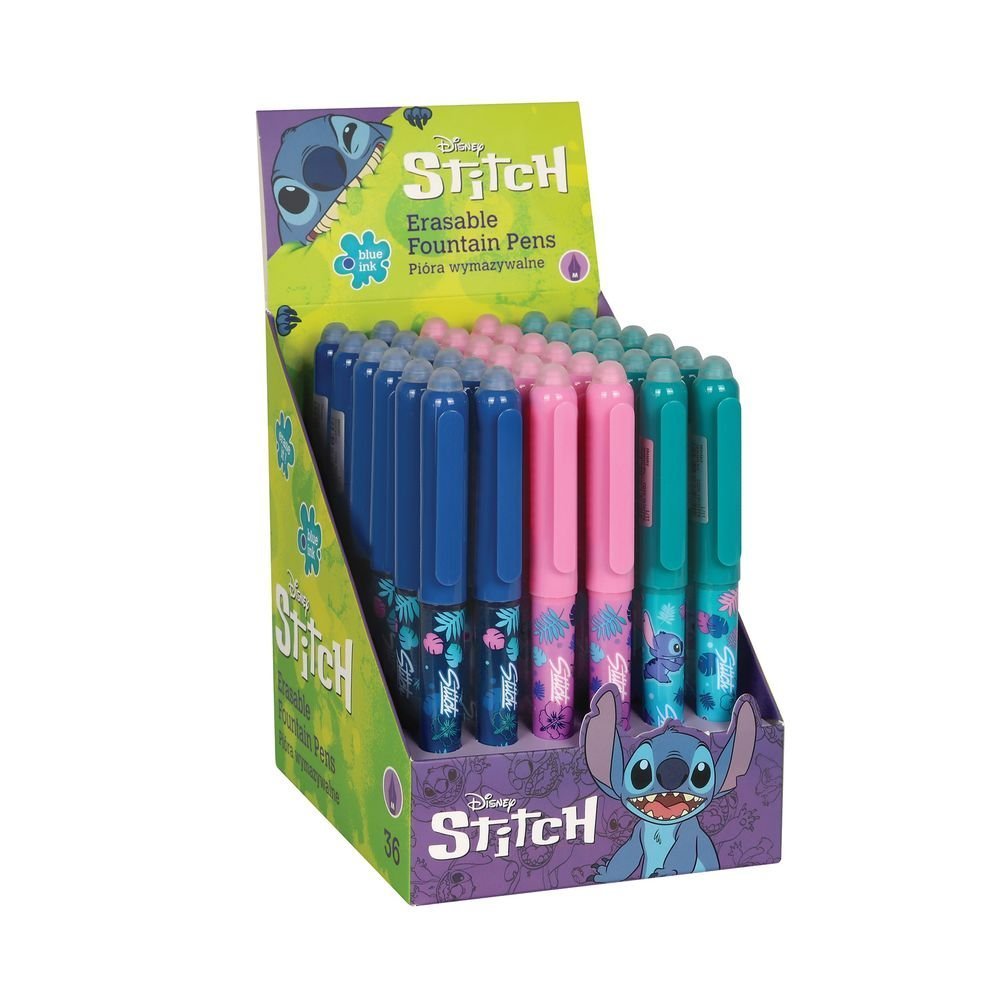 Expositor 36 plumas estilográficas Stitch Coolpack