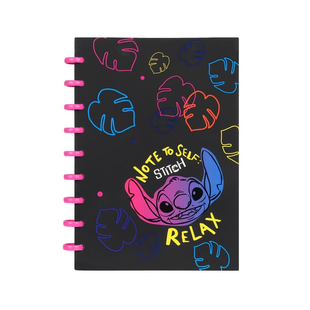 Cuaderno Anillas B5 100 Hojas Cuadricula Stitch Black Relax COOLPACK Imagen principal del producto