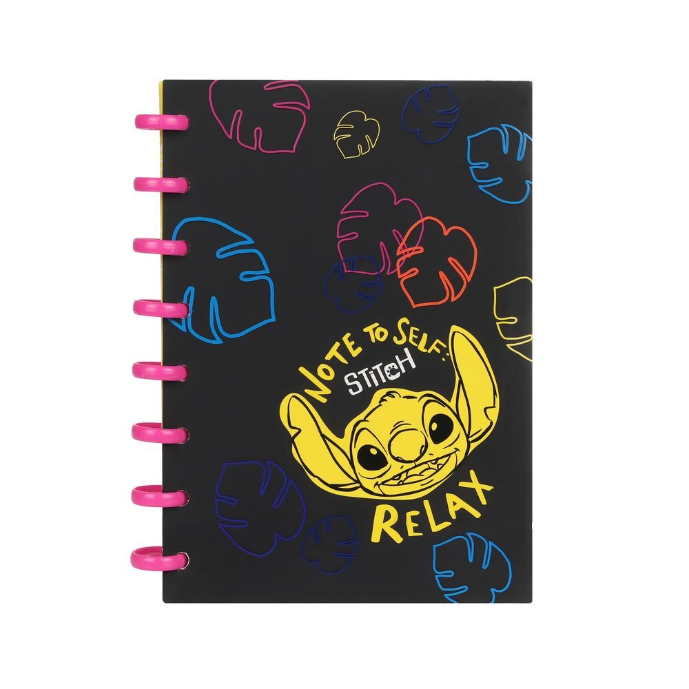 Cuaderno Anillas A5 100 Hojas Cuadricula Stitch Black Relax COOLPACK Imagen principal del producto