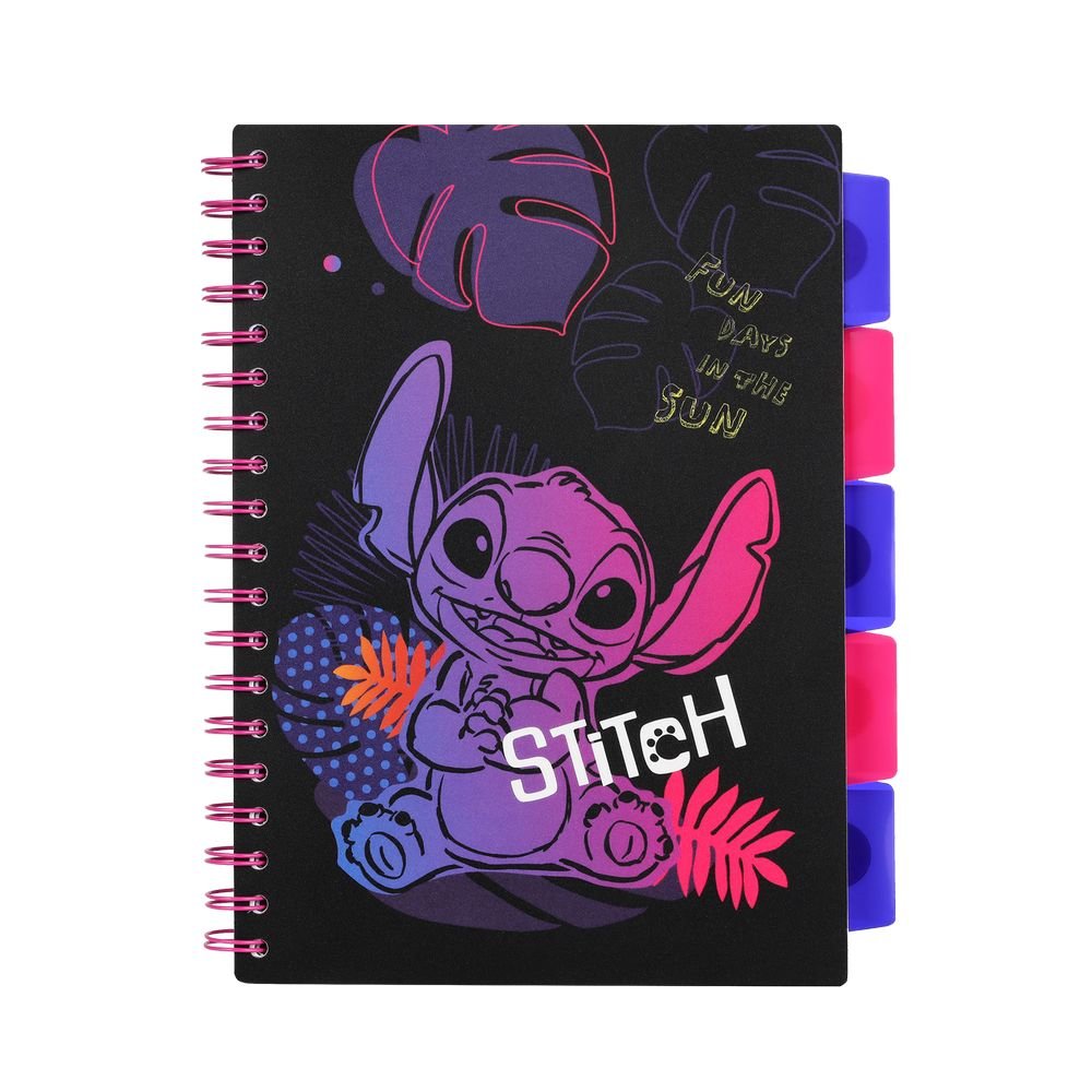 Cuaderno Project Notebook B5 100 Hojas Cuadrícula Stitch Black Tropic COOLPACK Imagen principal del producto