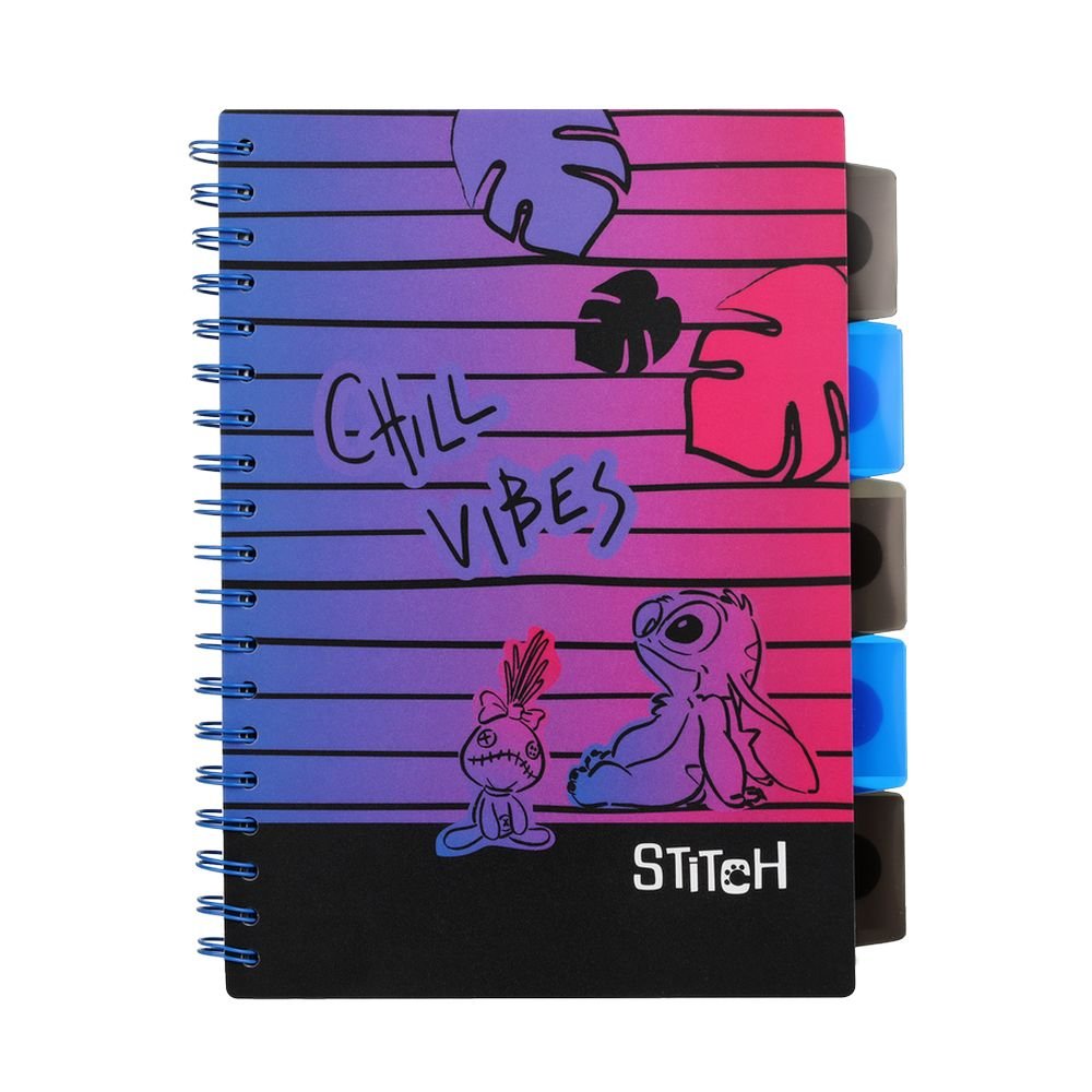 Project Notebook B5 100 Hojas Cuadricula Stitch Black Chill COOLPACK Imagen principal del producto