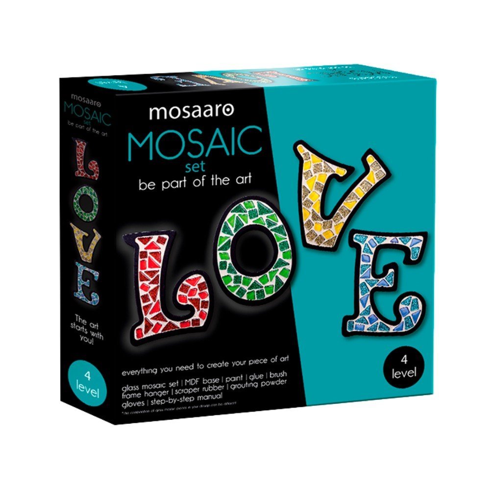 Kit creativo Love mosaico de cristal Mosaaro