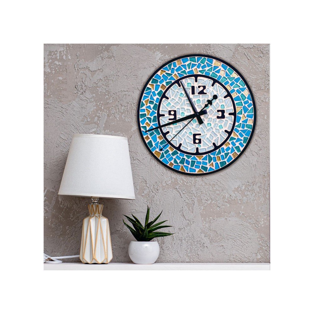 Kit creativo reloj mosaico cristal Mosaaro Toysline