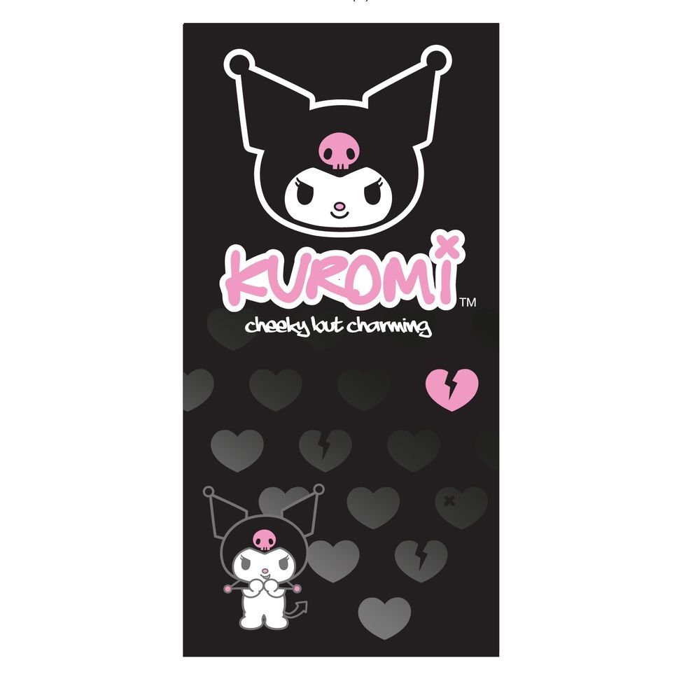 TOALLA MICROFIBRA KUROMI MY MELODY 70 X 140CM | NEW IMPORT SL | 1 UNIDAD | 5904009221181 Imagen principal del producto