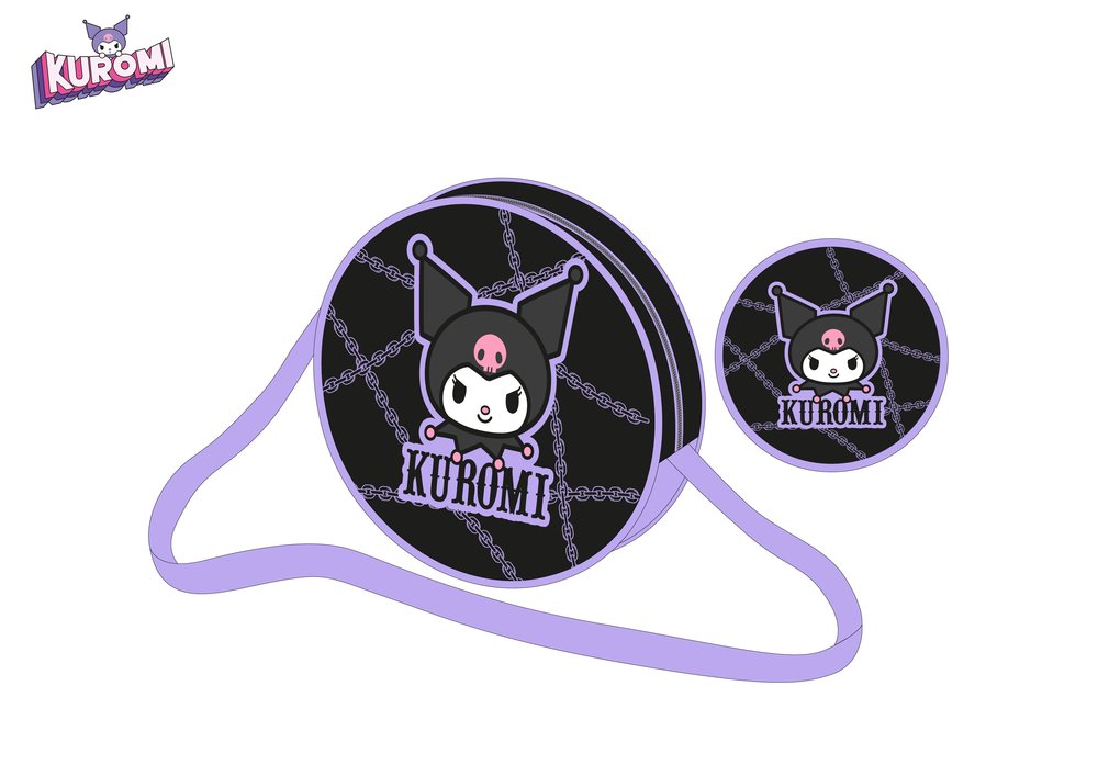 BOLSO BANDOLERA CIRCULAR KUROMI | NEW IMPORT SL Imagen principal del producto