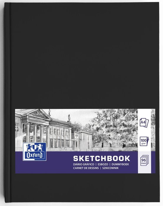 Bloc Dibujo A4 Artbook Monocolor Negro Oxford Imagen principal del producto