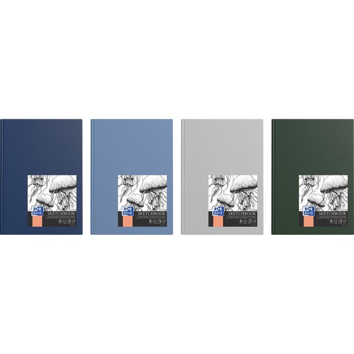 Bloc Espiral Estándar Liso 96H 100g | Oxford | Cartón | Formato Estándar | Pack 1 Unidades