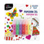 Set 6 botes de gel popcorn Kidea