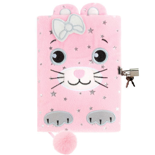 Diario Peludo con Candado Gatito KIDEA Imagen principal del producto