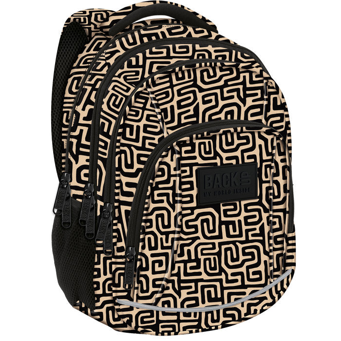 MOCHILA ESCOLAR TRIPLE BACK UP LABERINTO | DERFORM