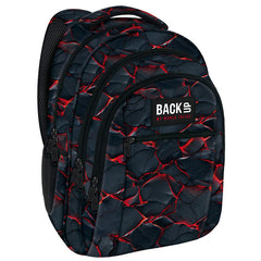 MOCHILA TRIPLE ESCOLAR BACK UP PIEDRAS VOLCANICAS | DERFORM
