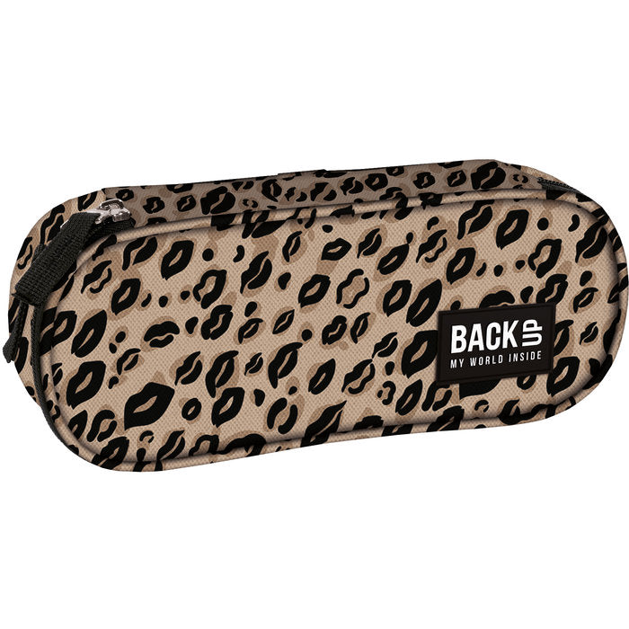 PORTATODO CON ORGANIZADOR BESOS ESTAMPADO DE TIGRE | DERFORM Imagen principal del producto