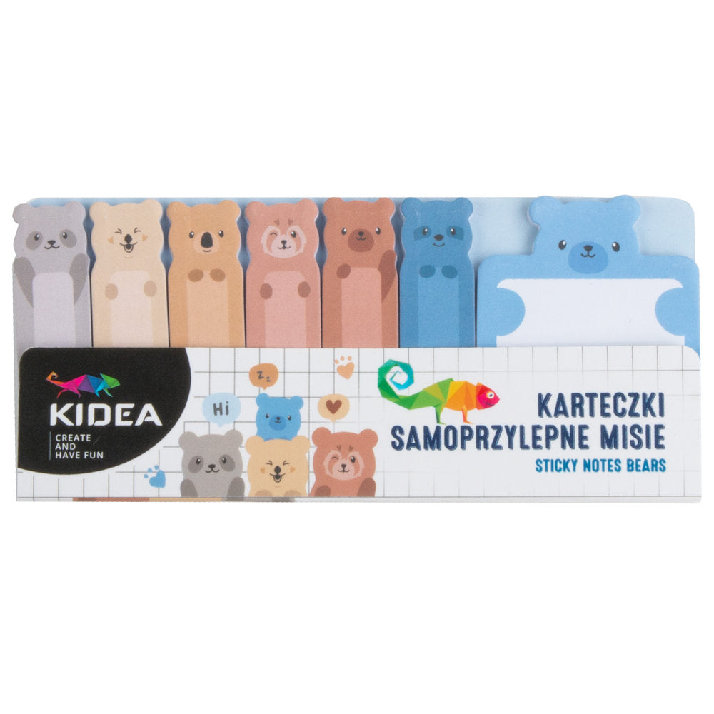 Set de Notas Adhesivas Ositos Pastel KIDEA