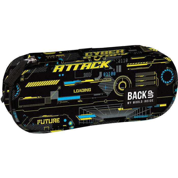 PORTATODO CON ORGANIZADOR CIBER ATTACK YELLOW | DERFORM Imagen principal del producto