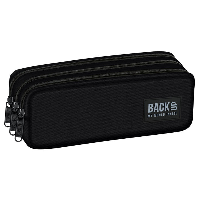 PORTATODO CON TRES CREMALLERAS NEGRO BASICO | DERFORM