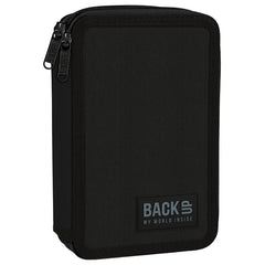 PLUMIER DOBLE CON RELLENO NEGRO BASICO | DERFORM