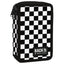 PLUMIER DOBLE CON RELLENO CUADRADOS CLASSIC | DERFORM