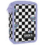 PLUMIER TRIPLE CON RELLENO CUADROS CON STICH | DERFORM