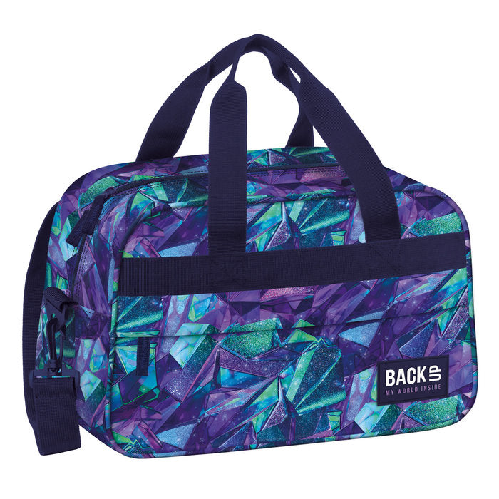 BOLSA DE VIAJE GEOMETRIC PURPLE | DERFORM Imagen principal del producto