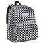MOCHILA ESCOLAR BOLSILLO DELANTERO BACK UP CUADROS LILA | DERFORM