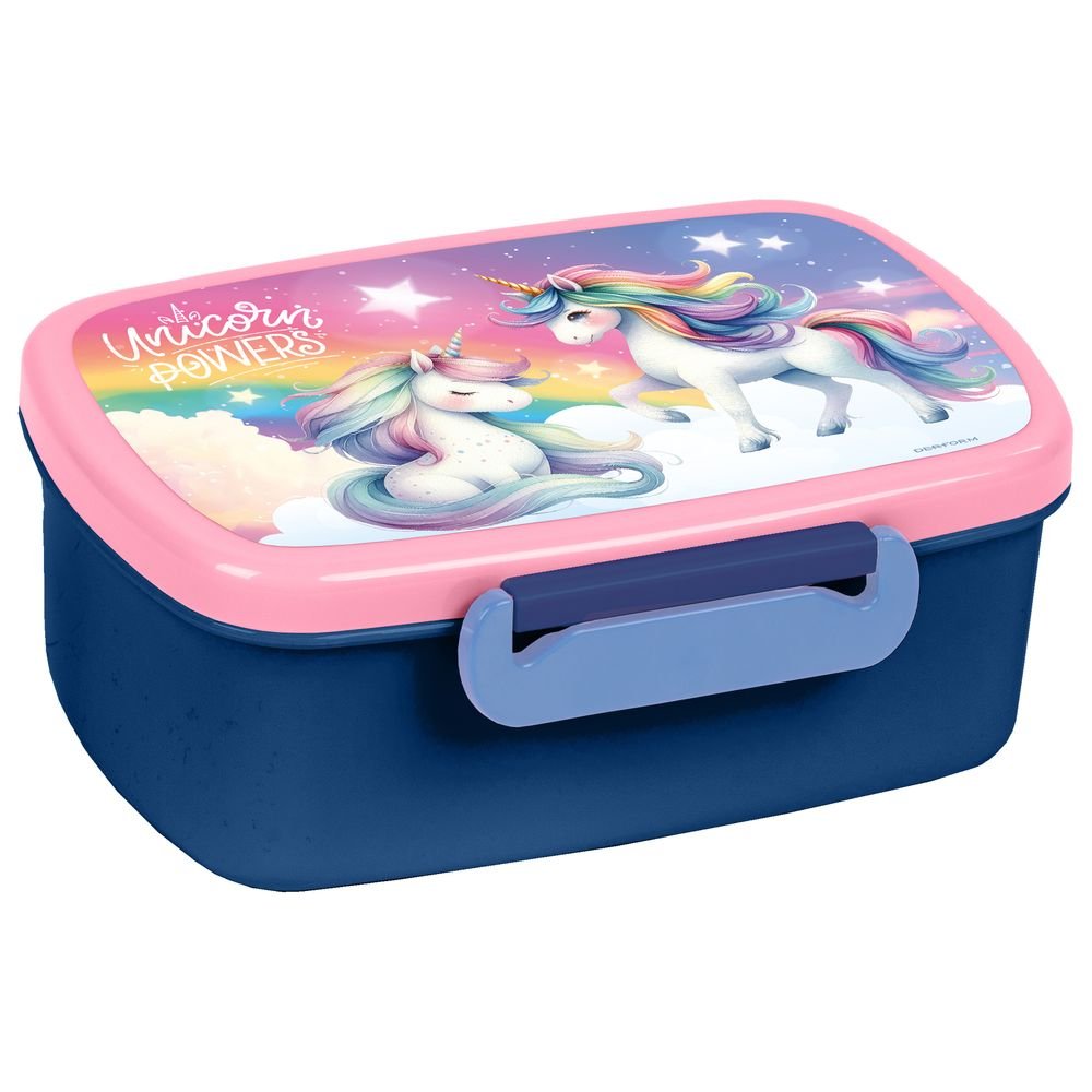 Sandwichera infantil plástico unicornio arcoiris DERFORM Imagen principal del producto