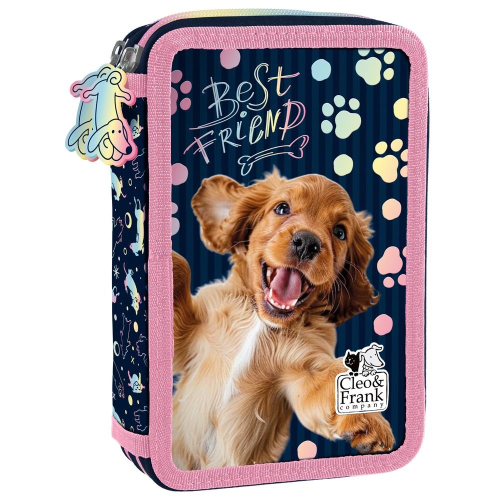 PLUMIER DOBLE RELLENO CON ORGANIZADOR BEST FRIEND DOG | DERFORM
