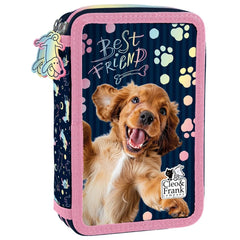 PLUMIER DOBLE RELLENO CON ORGANIZADOR BEST FRIEND DOG | DERFORM