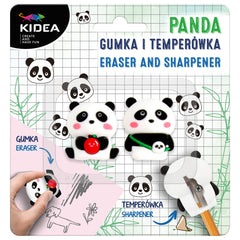 BLISTER 2 AFILABORRAS PANDA KAWAII | 12 UNIDADES | (KIDEA)