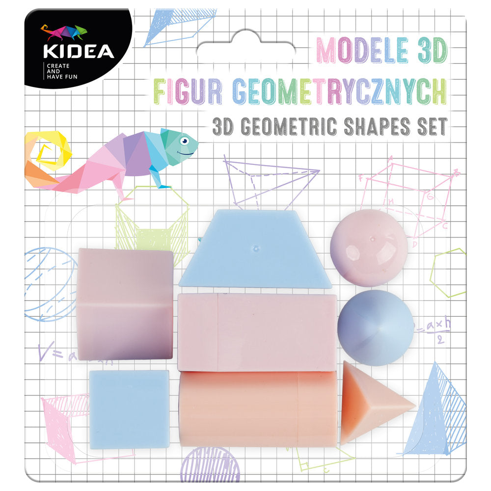 Set Figuras Geometricas 3D Colores Surtidos KIDEA Imagen principal del producto