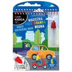 LIBRO MAGICO PARA COLOREAR CON AGUA REUTILIZABLE GATOS | KIDEA | 1 UNIDAD | 5906601706608