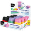Sacapuntas doble Kidea con goma borrar, pack 12 uds.