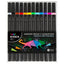 Set 12 Rotuladores Punta Fina Brush Marker Kidea
