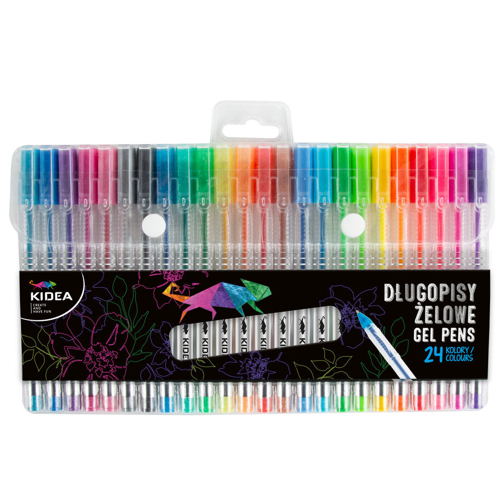 Set 24 Bolígrafos de Gel Kidea