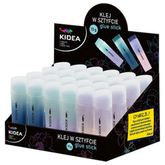 EXPOSITOR 24 PEGAMENTO EN BARRA 15G COLORES SURT DEGRADADO | 24 UNIDADES | (KIDEA)