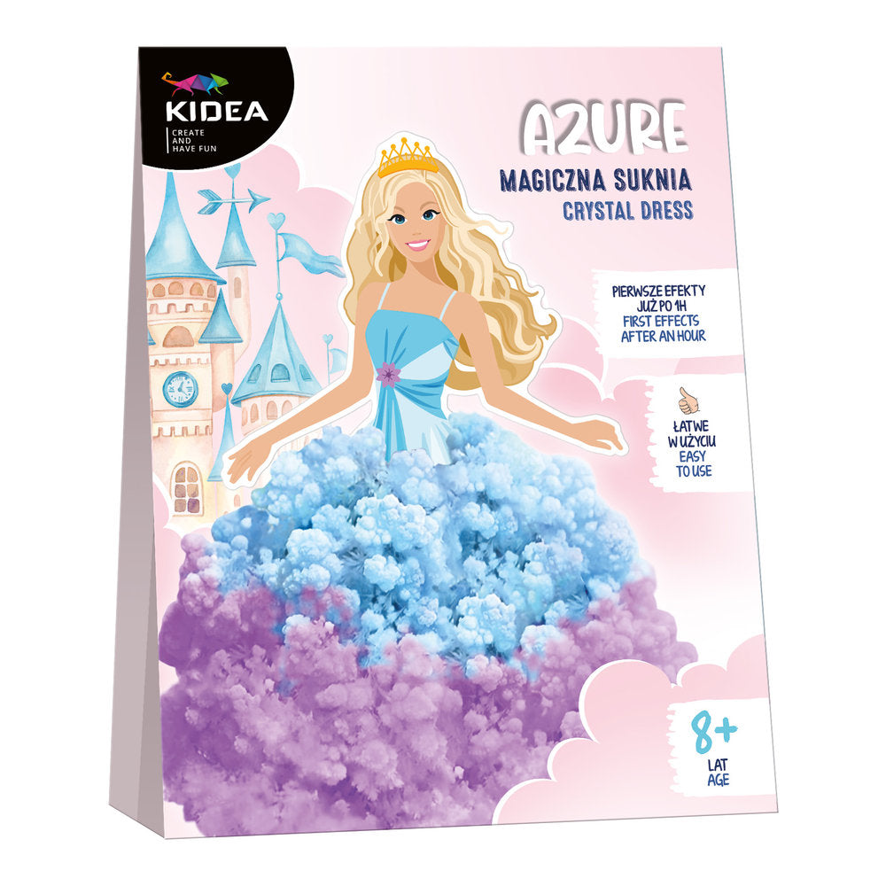 Set Manualidades Vestido de Princesa Mágico Modelo Azul KIDEA
