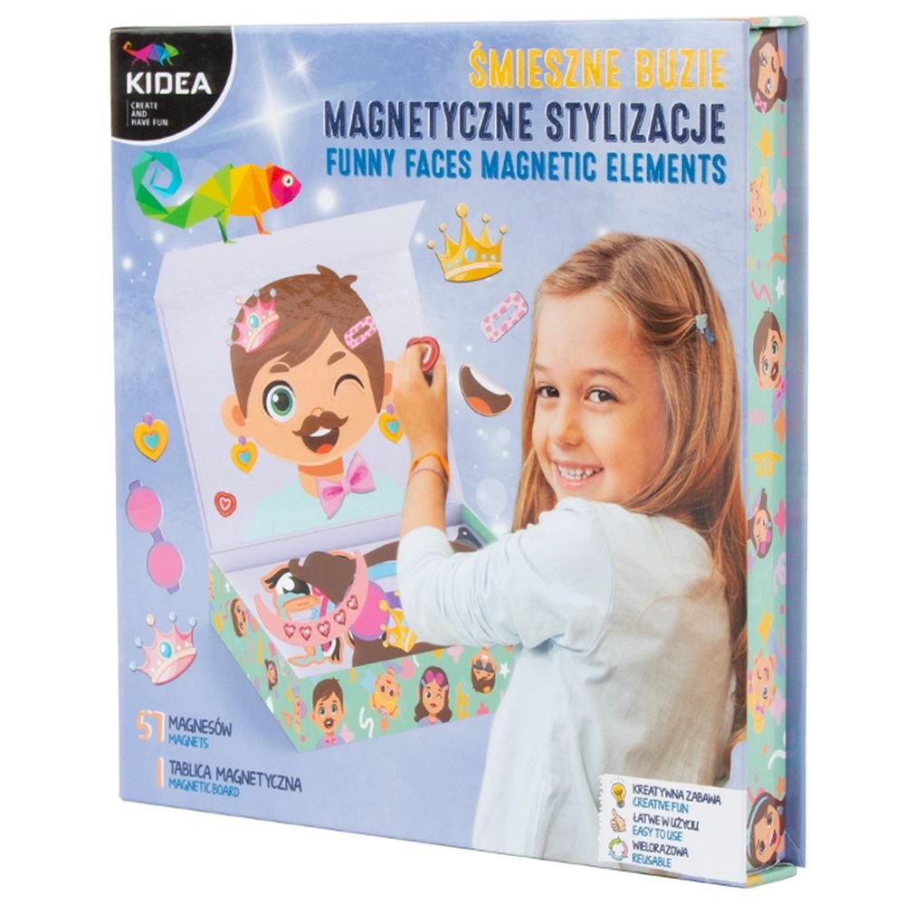 Set Juego Magnético para Crear Caras Kidea Imagen principal del producto