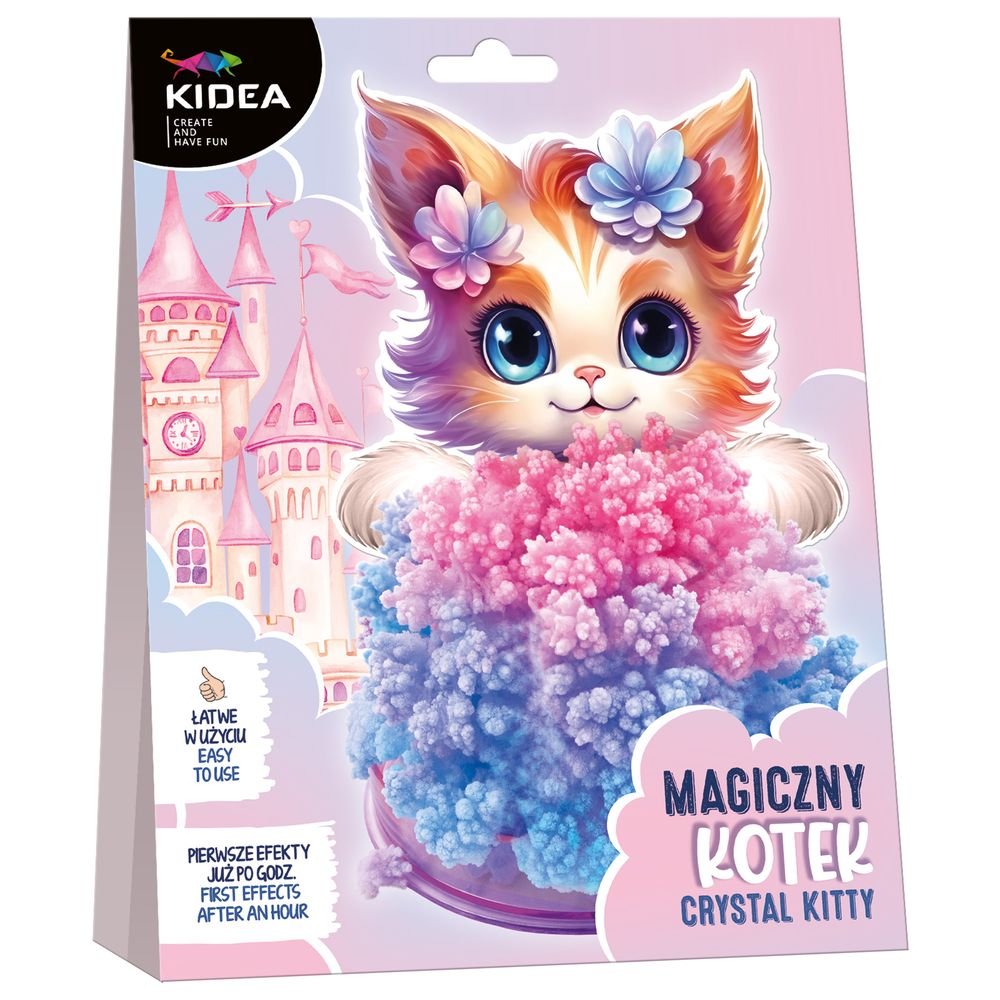 Set Experimento Crea Figura de Cristal Gatito Kidea Imagen principal del producto