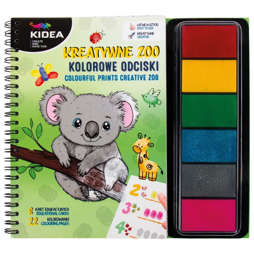Set Cuaderno Actividades y Pintura Dedos Koala Kidea Imagen principal del producto