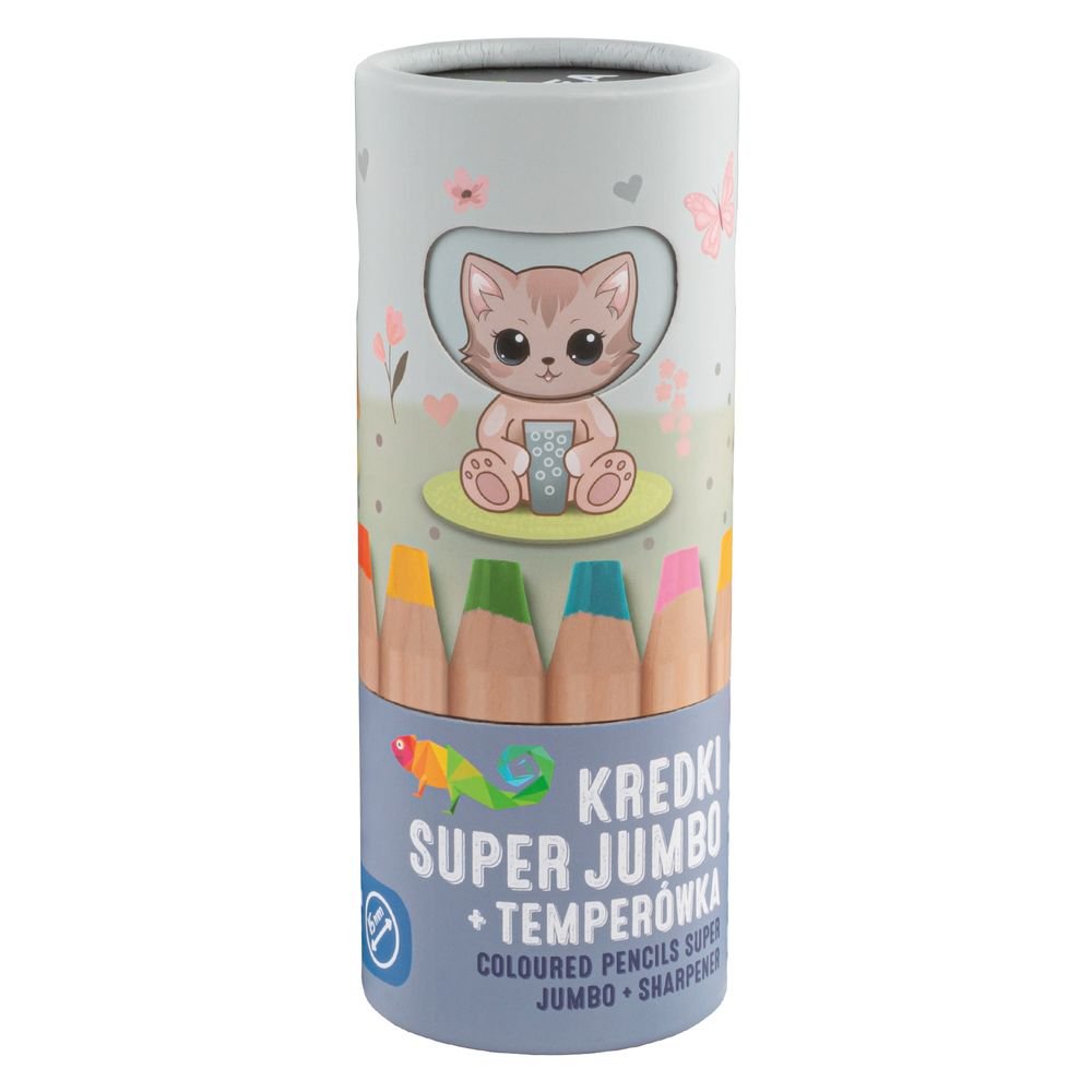 Set Caja 6 Lápices Jumbo Infantil Kidea Imagen principal del producto