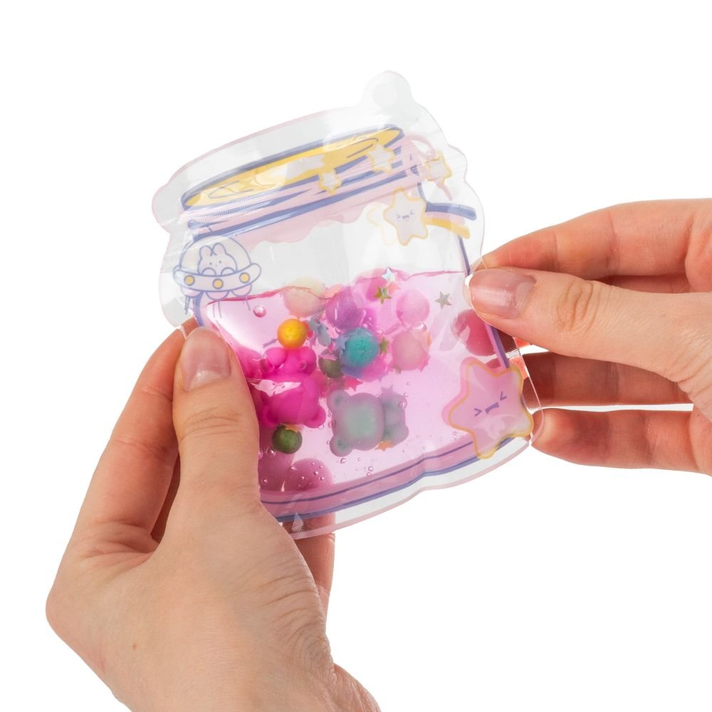 Set llavero con slime y toppings Kidea