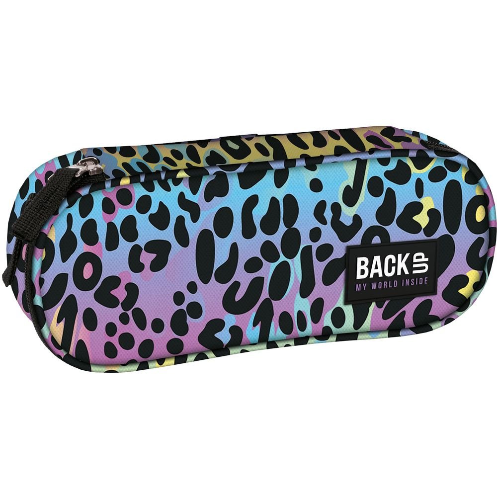 Portatodo ovalado 1 cremallera animal print colores Derform Imagen principal del producto