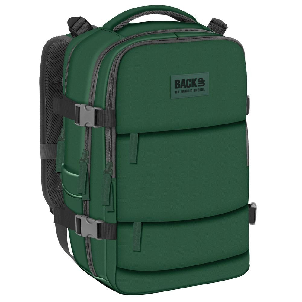 Mochila cabina viaje 40x30 cm verde botella Derform